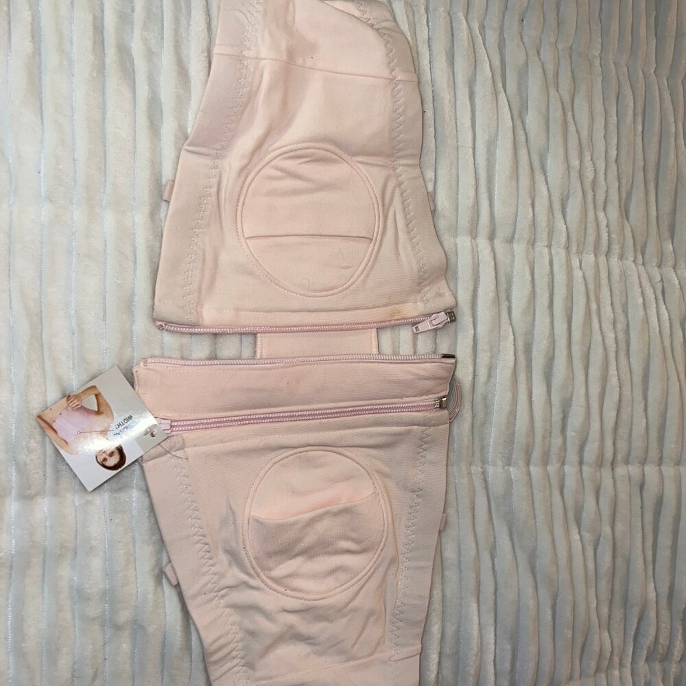 NWT Lansinoh Hand-Free Wireless Pumping Nursing Bra | XS-L | Light Pink - Picture 2 of 4